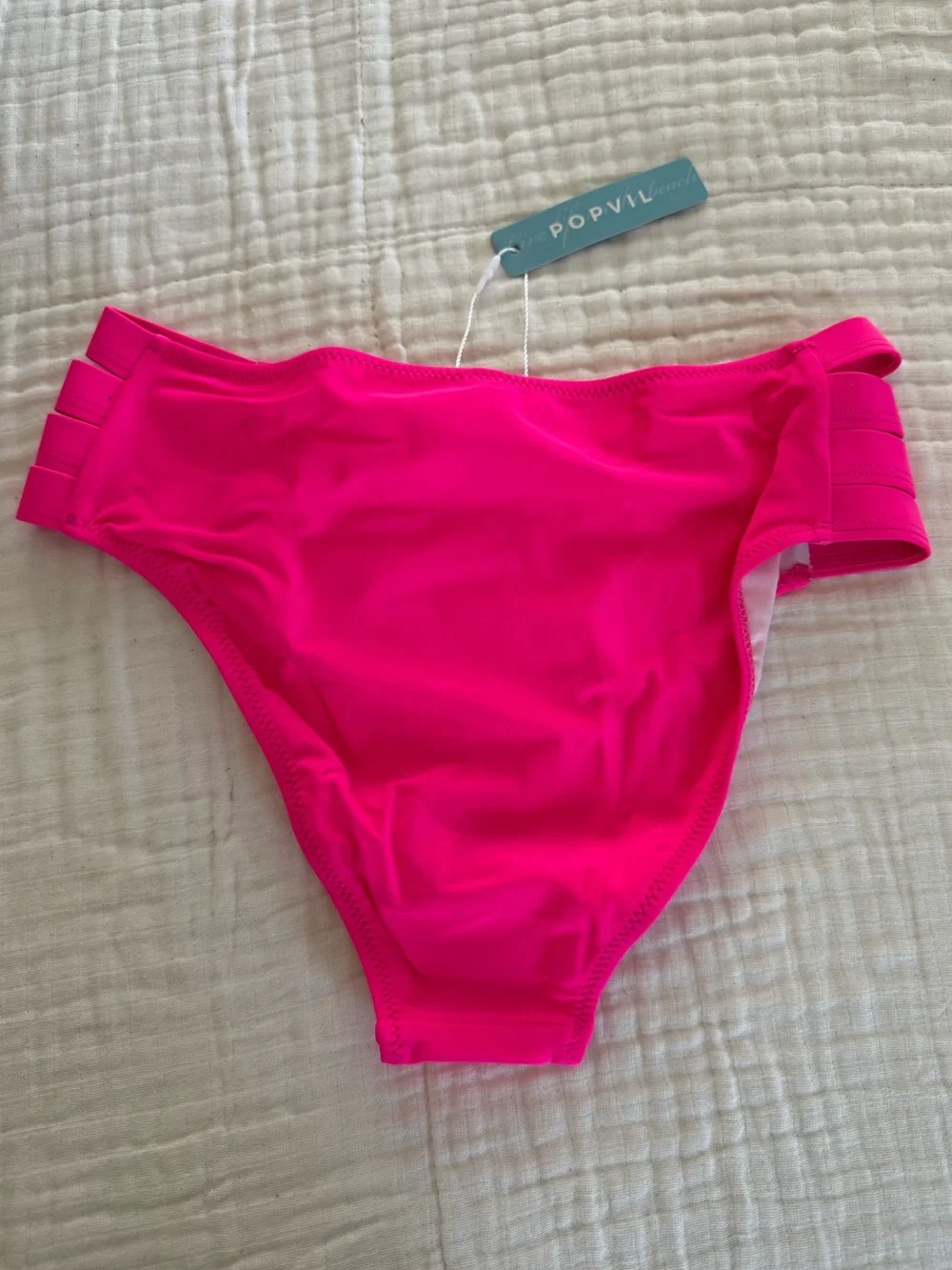 NWT Popvil Cut Out Bikini Bottom Size Medium - Picture 2 of 5